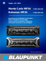 Blaupunkt Monte Carlo MP34 Manual do proprietário