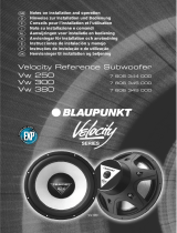 Blaupunkt VELOCITY VW 250 Manual do proprietário