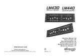 JBSYSTEMS LIGHT LM430 Manual do proprietário