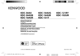 Kenwood KDC-102UR Manual do proprietário