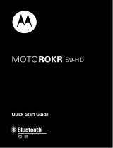 Motorola S9-HD - MOTOROKR - Headset Guia rápido