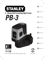 Stanley PB3 Manual do usuário
