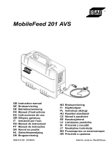 ESAB MobileFeed 201 AVS Manual do usuário