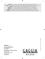 Gaggia Milano RI9403 Classic Manual do usuário