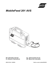 ESAB MobileFeed 201 AVS Manual do usuário