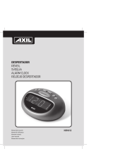 AXIL Despertador digital Manual do usuário