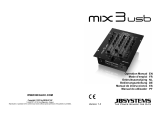 JB systems MIX 3 USB Manual do proprietário