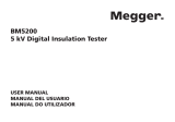 Megger BM5200 Manual do usuário