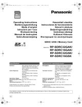Panasonic RP-SDRC16GSK Manual do usuário