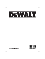 DeWalt DC616K Manual do proprietário