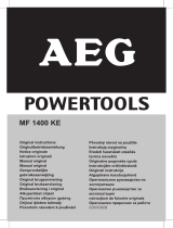 AEG MF 1400 KE Manual do proprietário