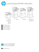 HP LaserJet Enterprise MFP M631 series Manual do proprietário