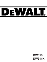 DeWalt DW 311 Manual do proprietário
