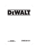 DeWalt DWE46101 Manual do usuário