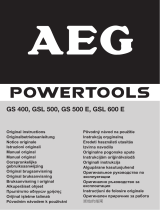 AEG GSL 500 Manual do proprietário