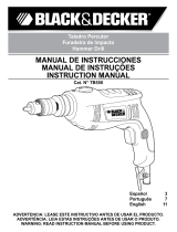 Black & Decker TB550 Manual do usuário