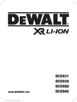 DeWalt DCD931 Manual do usuário