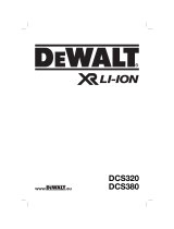 DeWalt DCS320 Manual do proprietário