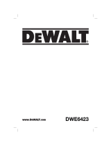 DeWalt DWE6423 Manual do usuário