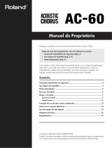 Roland AC-60 Manual do usuário