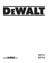 DeWalt D27112 Manual do proprietário