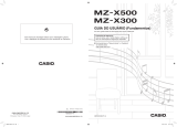 Casio MZ-X300 Manual do usuário