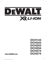 DeWalt DCH143 Manual do usuário