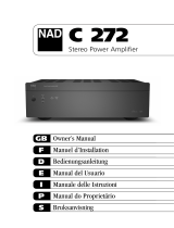 NAD C 272 Manual do usuário