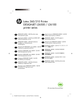 HP Latex 260 Printer (HP Designjet L26500 Printer) Manual do usuário
