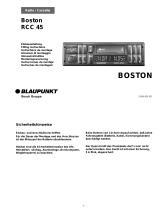 Blaupunkt Boston RCC 45 Manual do proprietário