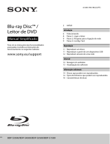 Sony BDP-S3500 Manual do usuário