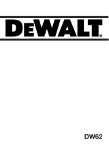 DeWalt dw 62 Manual do usuário
