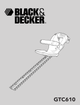 BLACK DECKER GTC610QW Heckenschere Manual do proprietário