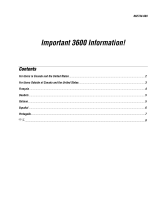Intermec 3600 Manual do usuário