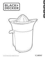 Black & Decker CJ800 Manual do usuário