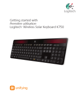Logitech Wireless Solar Keyboard K750 Manual do proprietário