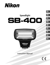 Nikon SPEEDLIGHT SB-400 Manual do proprietário