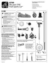 Step2 McLaren® 570S Push Sports Car™ Assembly Instructions
