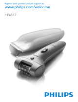 Philips Satinelle Ice Premium HP6517 Manual do usuário