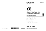 Sony HVL-MT24AM Manual do proprietário