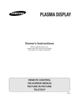 Samsung PS-42P2STS Manual do usuário