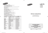 Samsung LE32R86 Manual do usuário