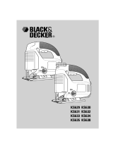 Black and Decker KS638 Stichsäge Manual do proprietário