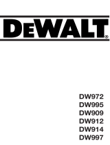 DeWalt DW909 T 1 Manual do proprietário