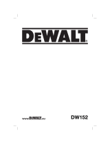 DeWalt DW152 Manual do usuário