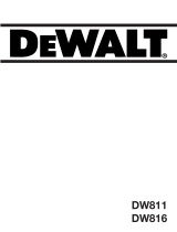 DeWalt DW811 T 1 Manual do proprietário
