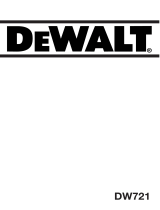 DeWalt DW721 T 3 Manual do proprietário