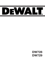DeWalt DW728 Manual do proprietário