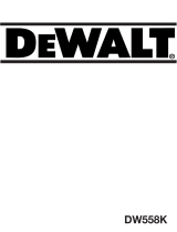DeWalt DW558 Manual do proprietário