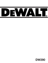 DeWalt dw 290 Manual do proprietário